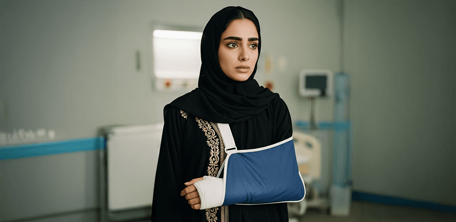 سيدة مطلقة تعاني من كسر في اليد بحاجة إلى عملية عاجلة