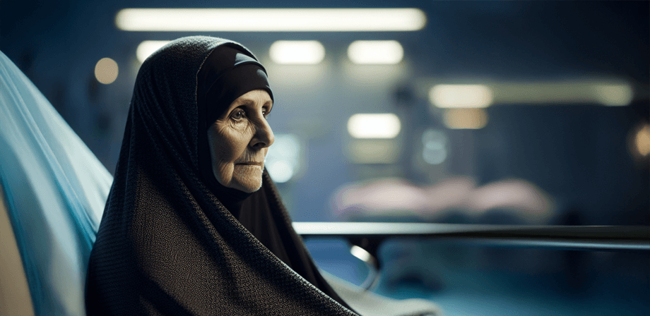 مسنة تعاني من ورم خبيث في الثدي وتحتاج إلى عملية جراحية عاجلة